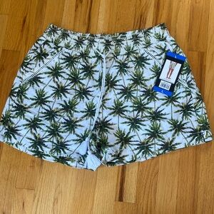 NWT Fun, linen, palm tree, printed shorts. Super lightweight. 5” inseam